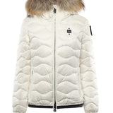 Piumino in pelliccia Aldie 25WBLDC03096 006047100BI BLAUER 