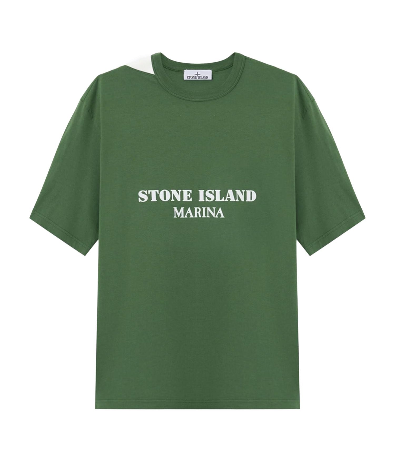 T-shirt con stampa Stone Island Marina in cotone L1S152100017 S0X16V005I STONE ISLAND 