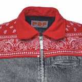 Giacca Cape in denim di cotone DFM09027DF121 BLUE WASH PDF CHANNEL 