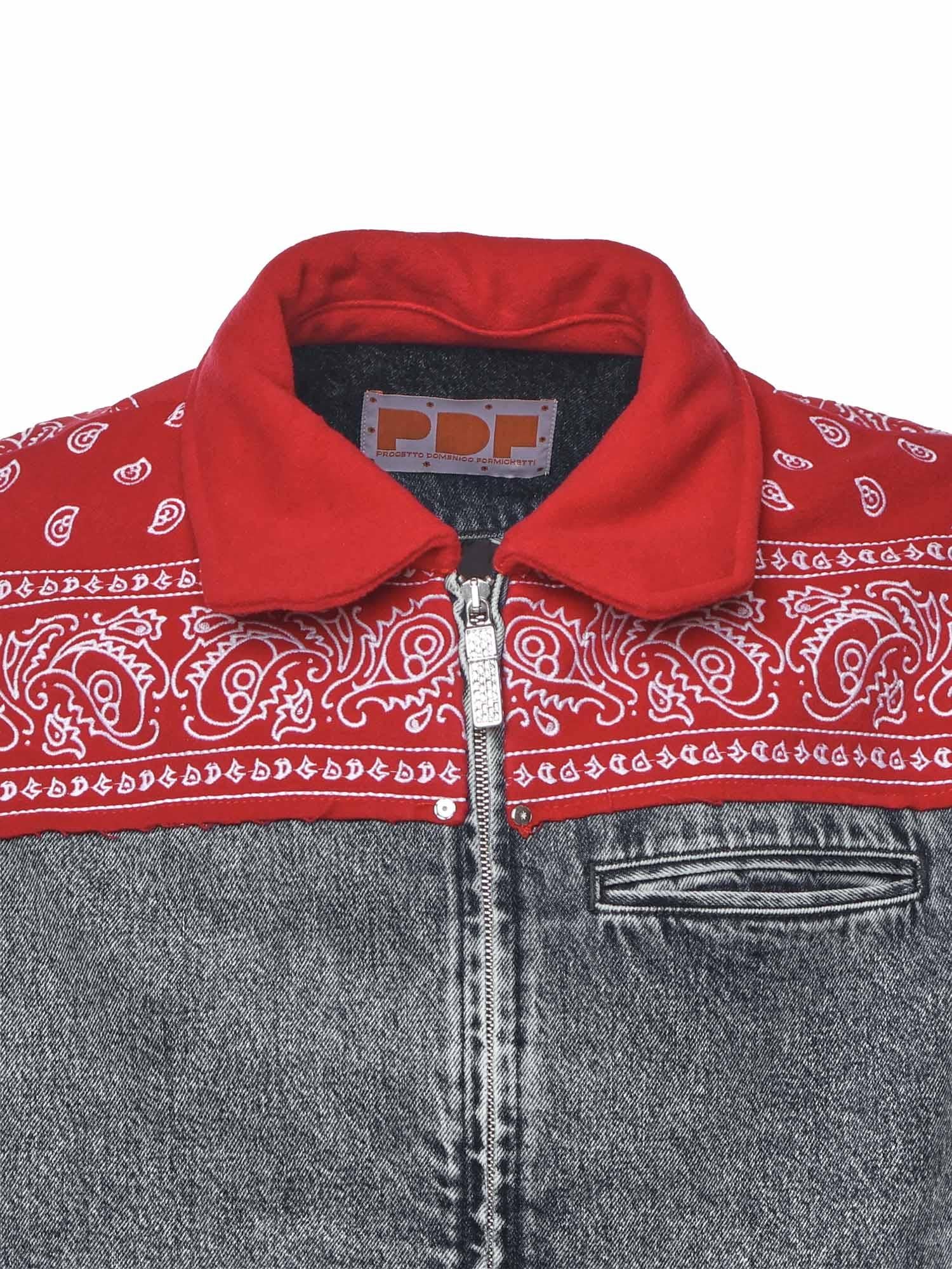 Giacca Cape in denim di cotone DFM09027DF121 BLUE WASH PDF CHANNEL 
