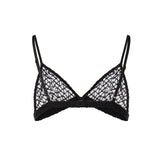 Top bralette logato 5B3UC025 8S50NO VALENTINO GARAVANI 