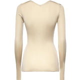 Maglia girocollo in seta MML01C 18BQF0036 MIU MIU 