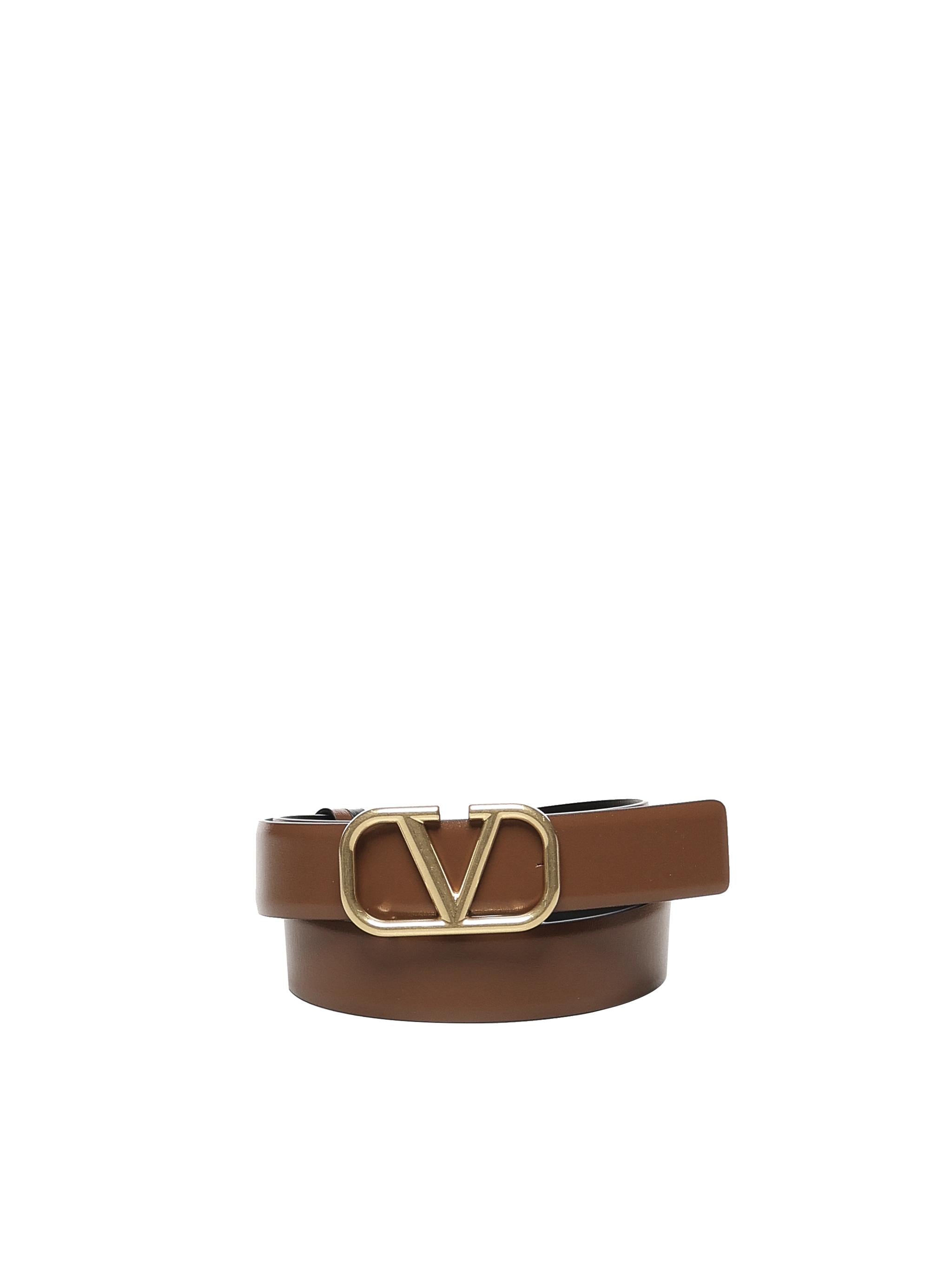 Cintura Vlogo Signature in Vitello lucido 6W2T0T15 ZFR11J VALENTINO GARAVANI 