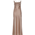 Abito slipdress lungo in satin 106587 A1Y5Q35 PINKO 