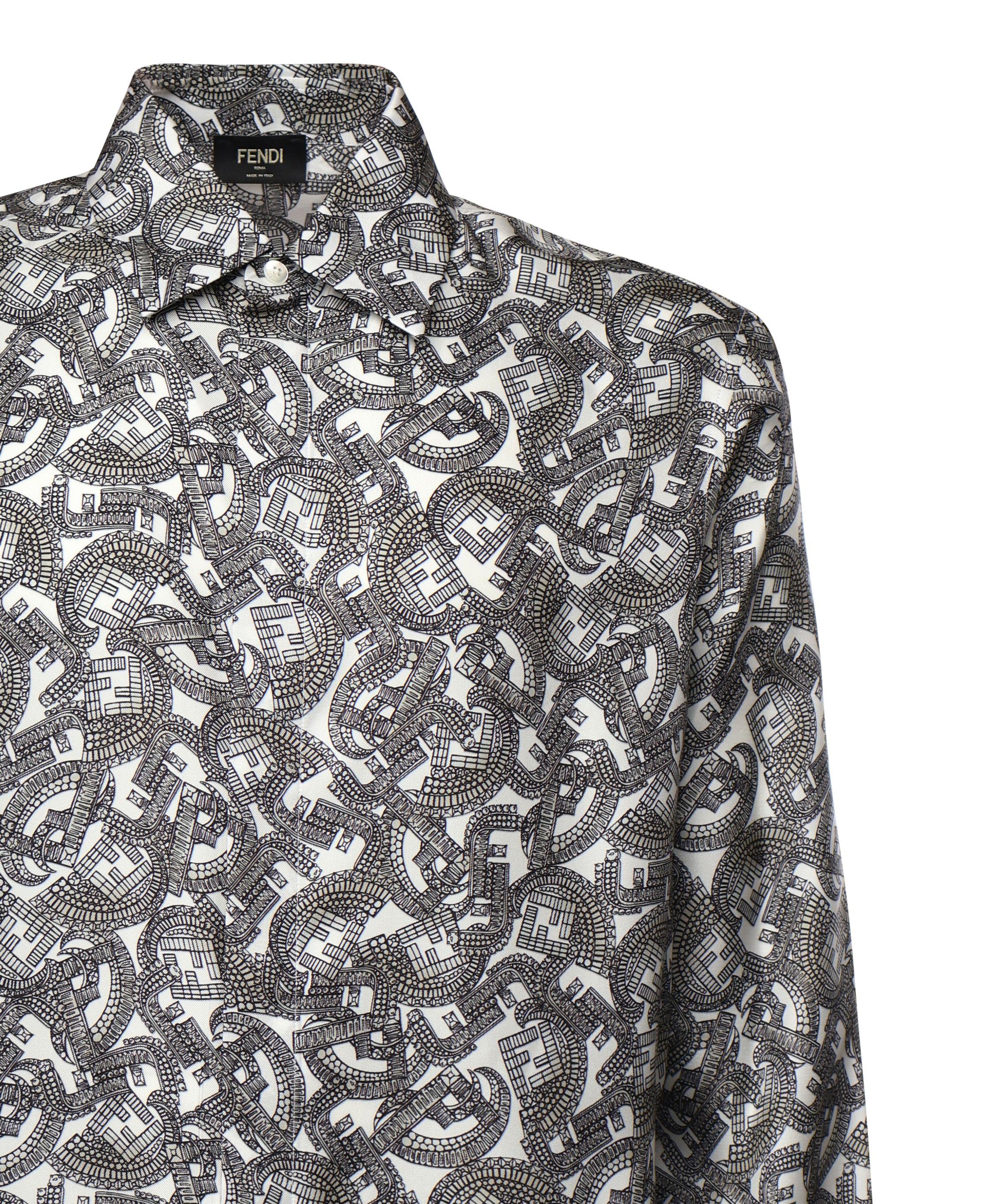 Camicia Diamond in seta FS1038 ASETF1P39 FENDI 