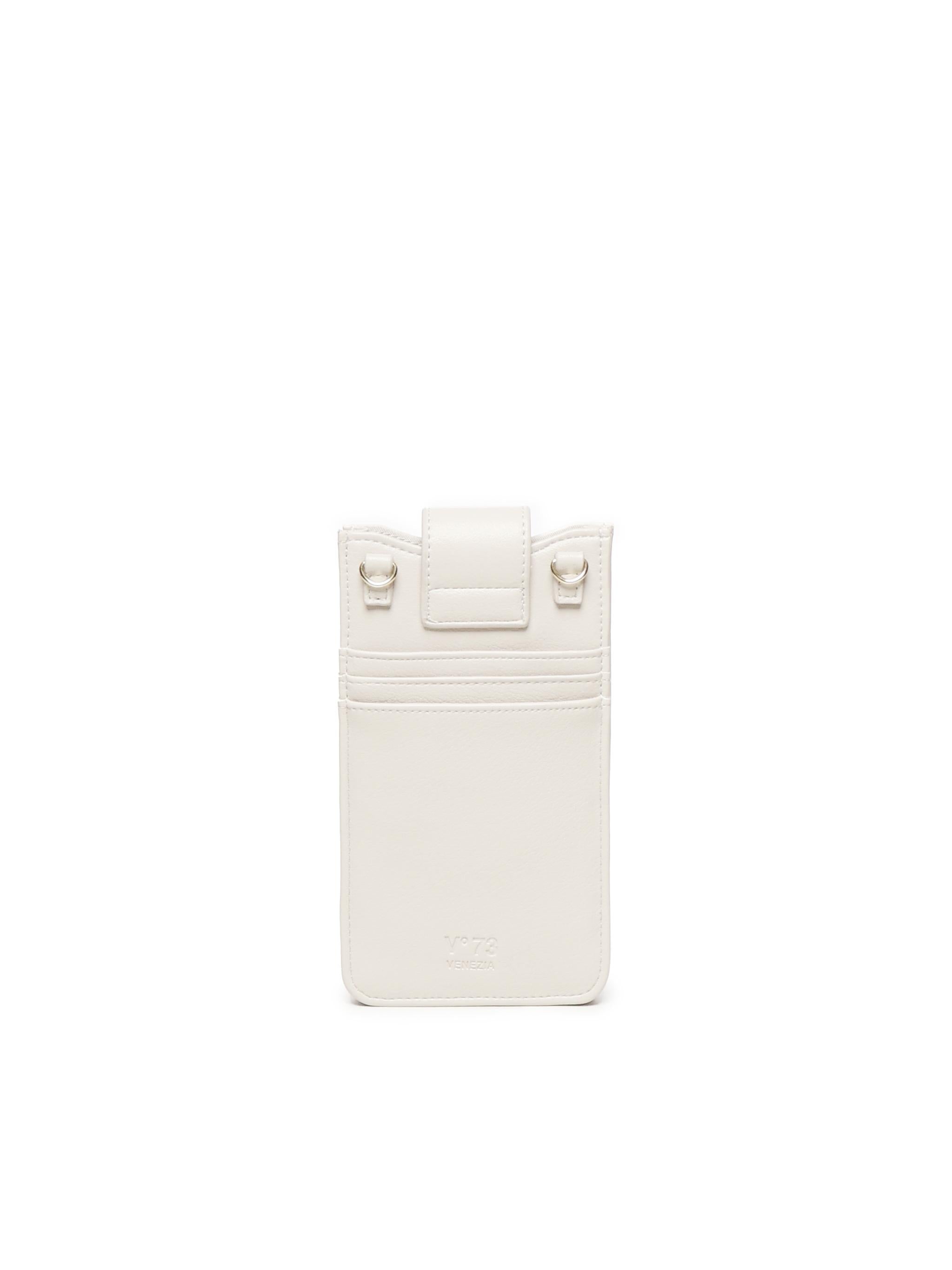 Porta smartphone con logo 73PS8VI272 FEDERICAOFF WHITE V° 73 