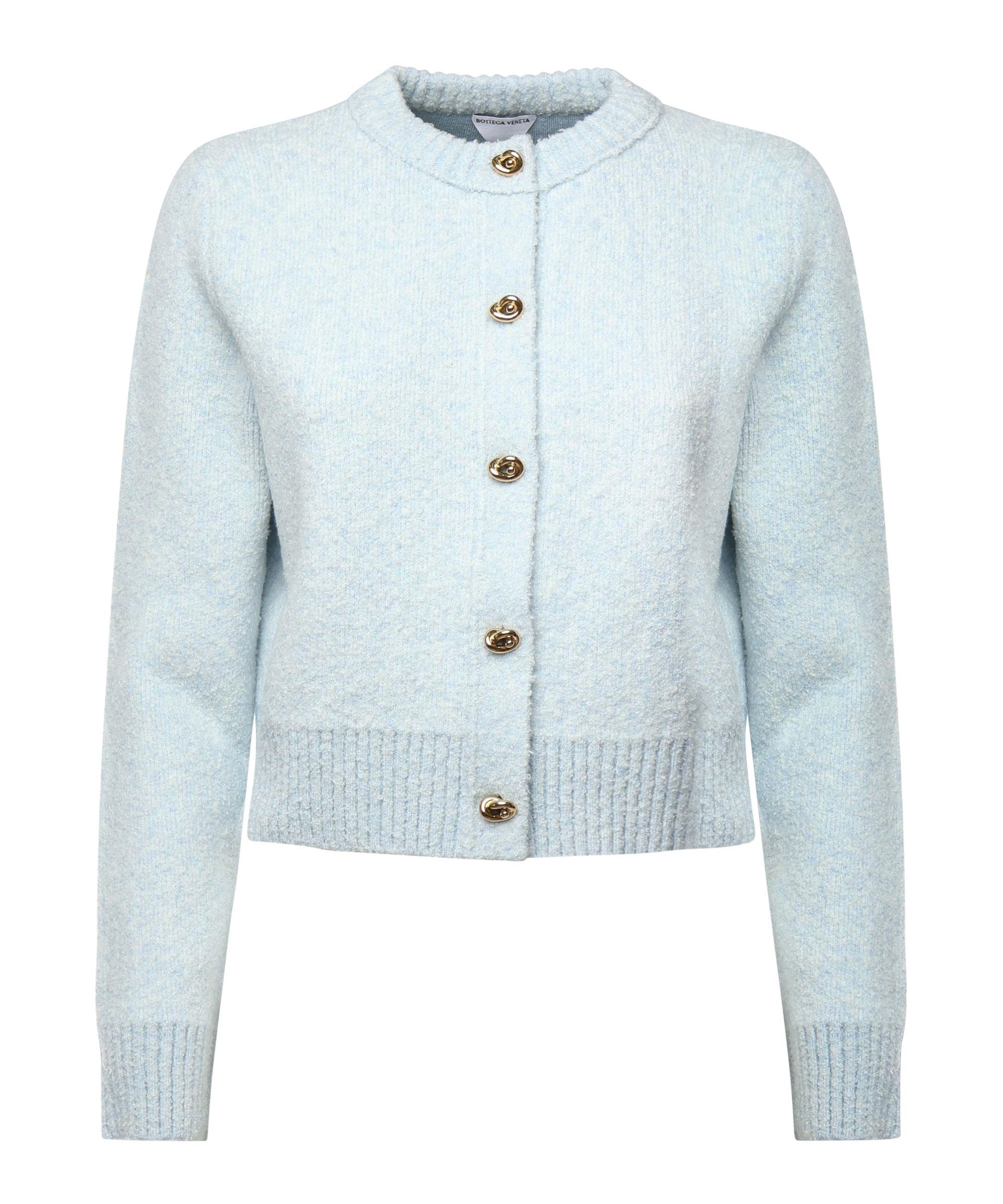 Cardigan in lana bouclé 812469 V4WQ04033 BOTTEGA VENETA 