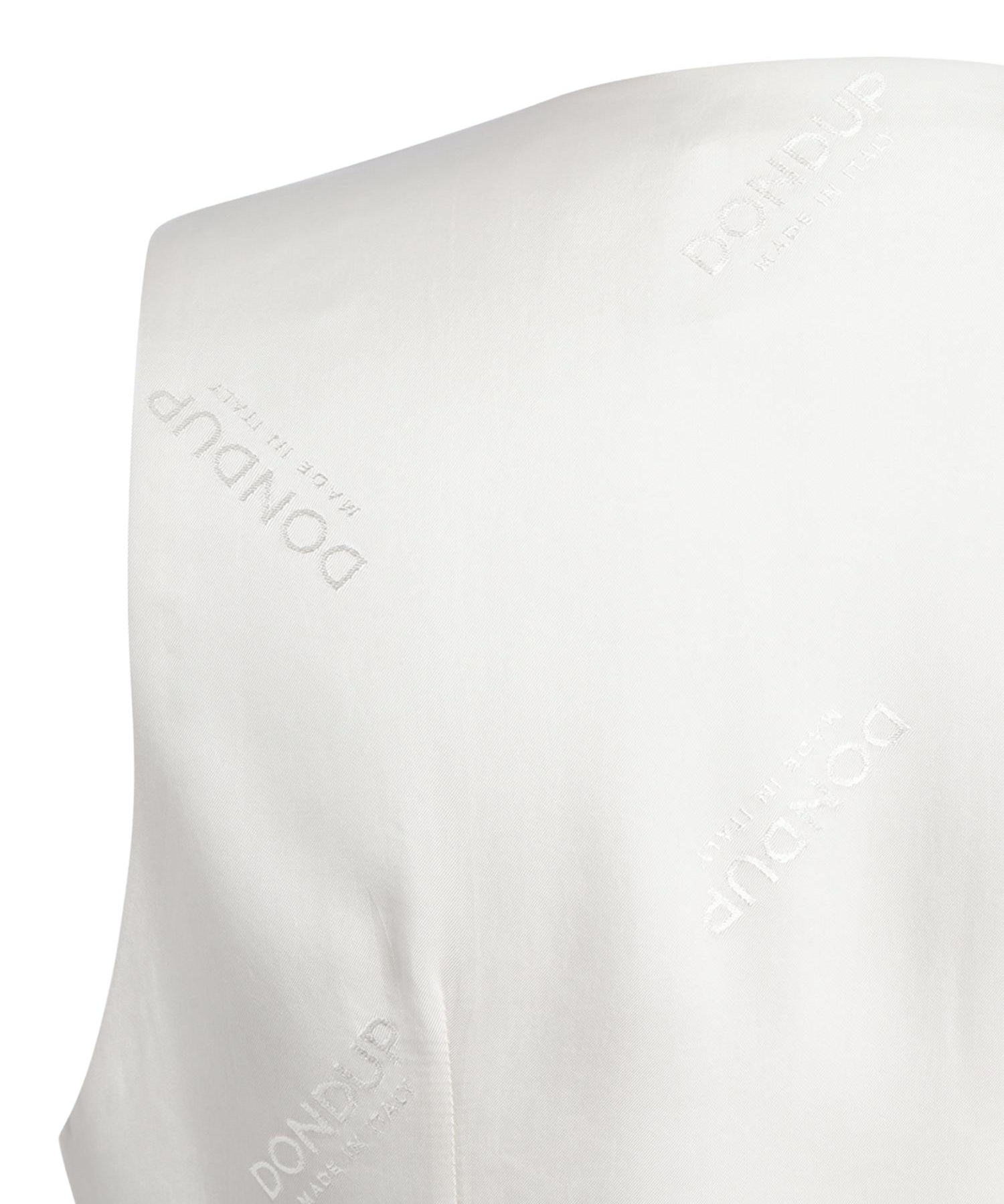 Gilet in fresco di lana gessato DJ860 ES0080D001 DONDUP 