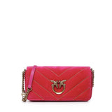 Borsa Love Click Horizontal mini in velluto 100068 A17GQ83Q PINKO 