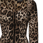 Abito bustier in stampa leo F6C1ET FSRKIHY13M DOLCE & GABBANA 