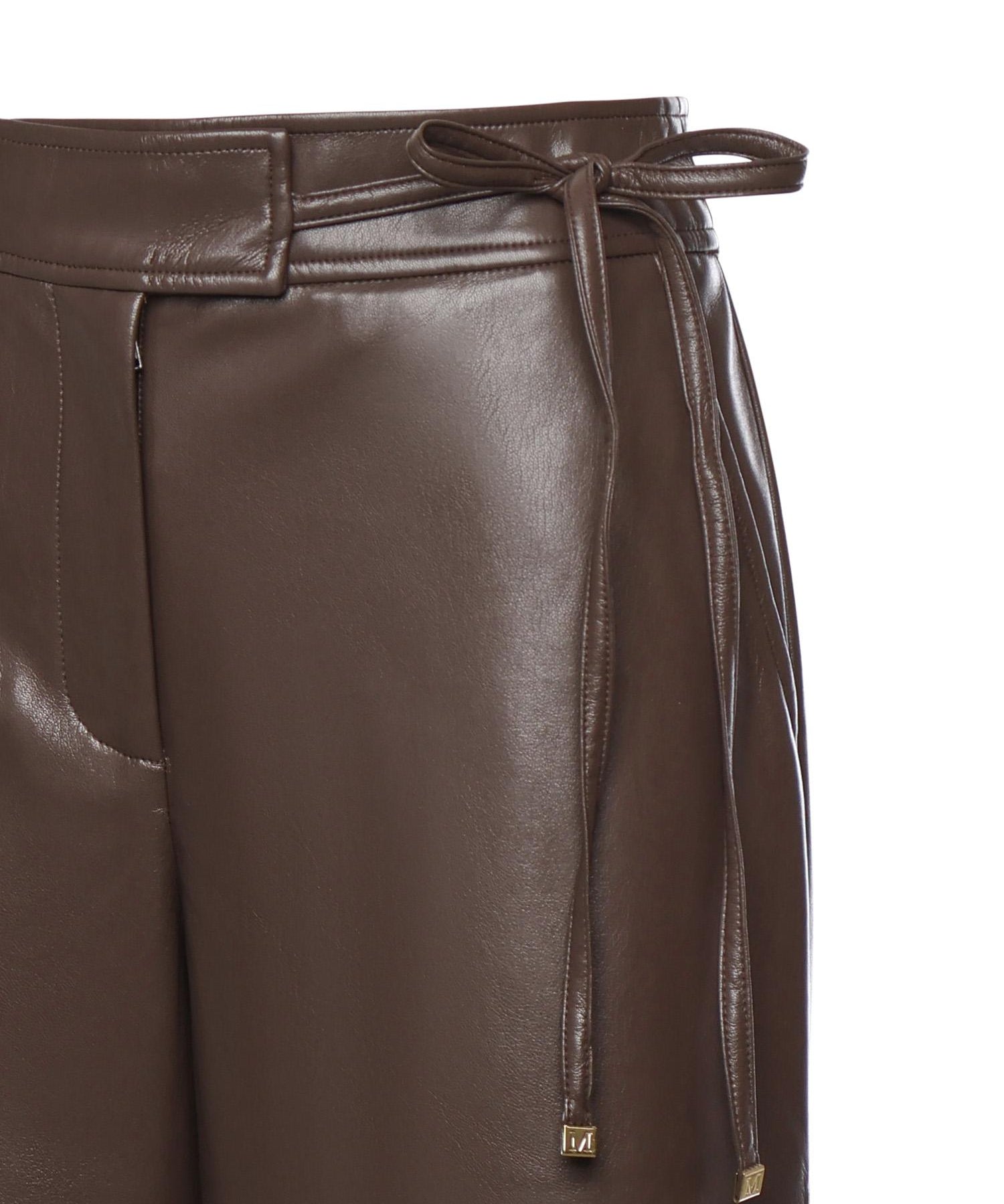 Pantalone gamba larga similpelle 5BGB08 7389AG1DL MARCIANO BY GUESS 