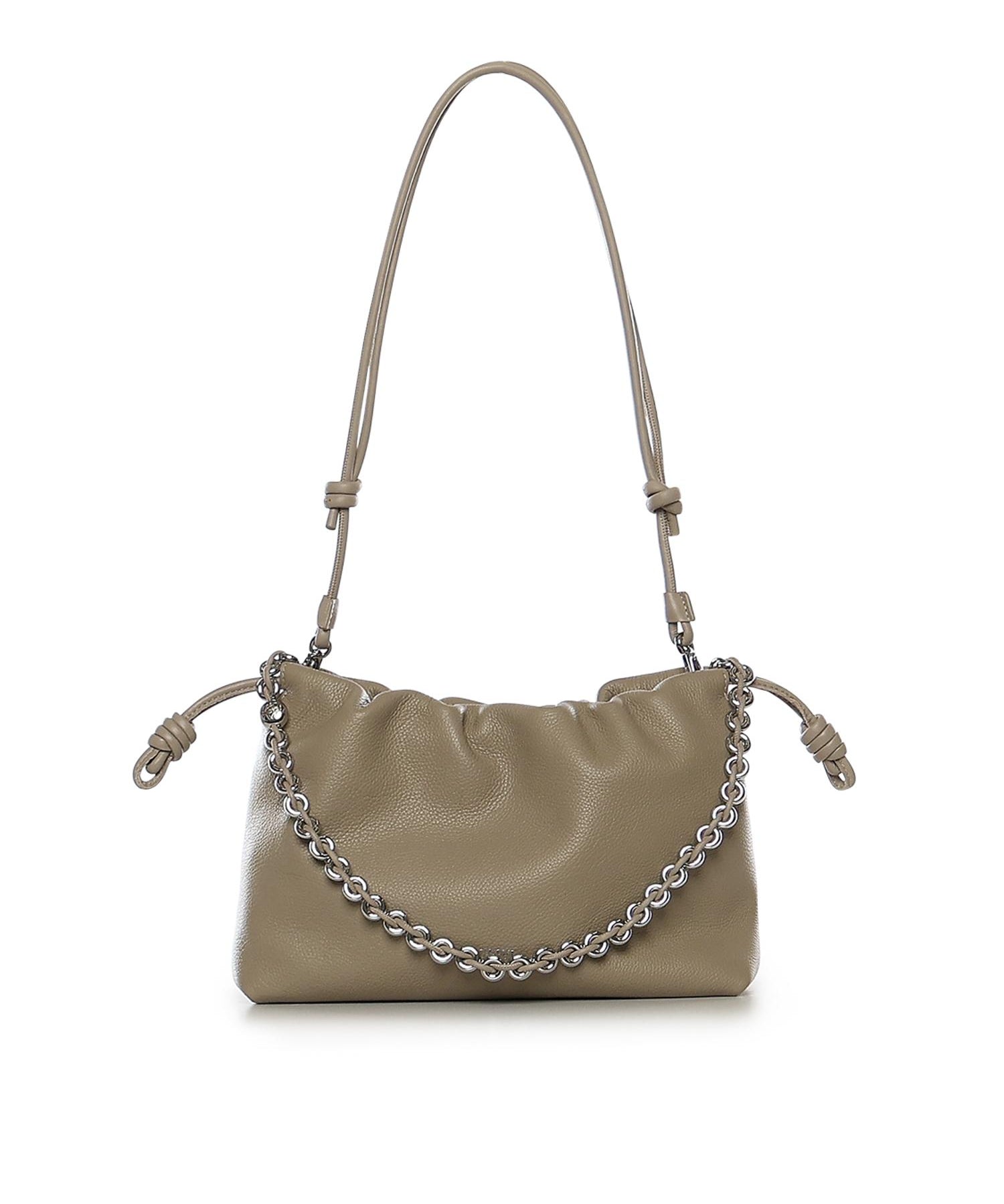 Borsa Flamenco Purse media in pelle di vitello <BR/> A411FCRXAP 5541 LOEWE 