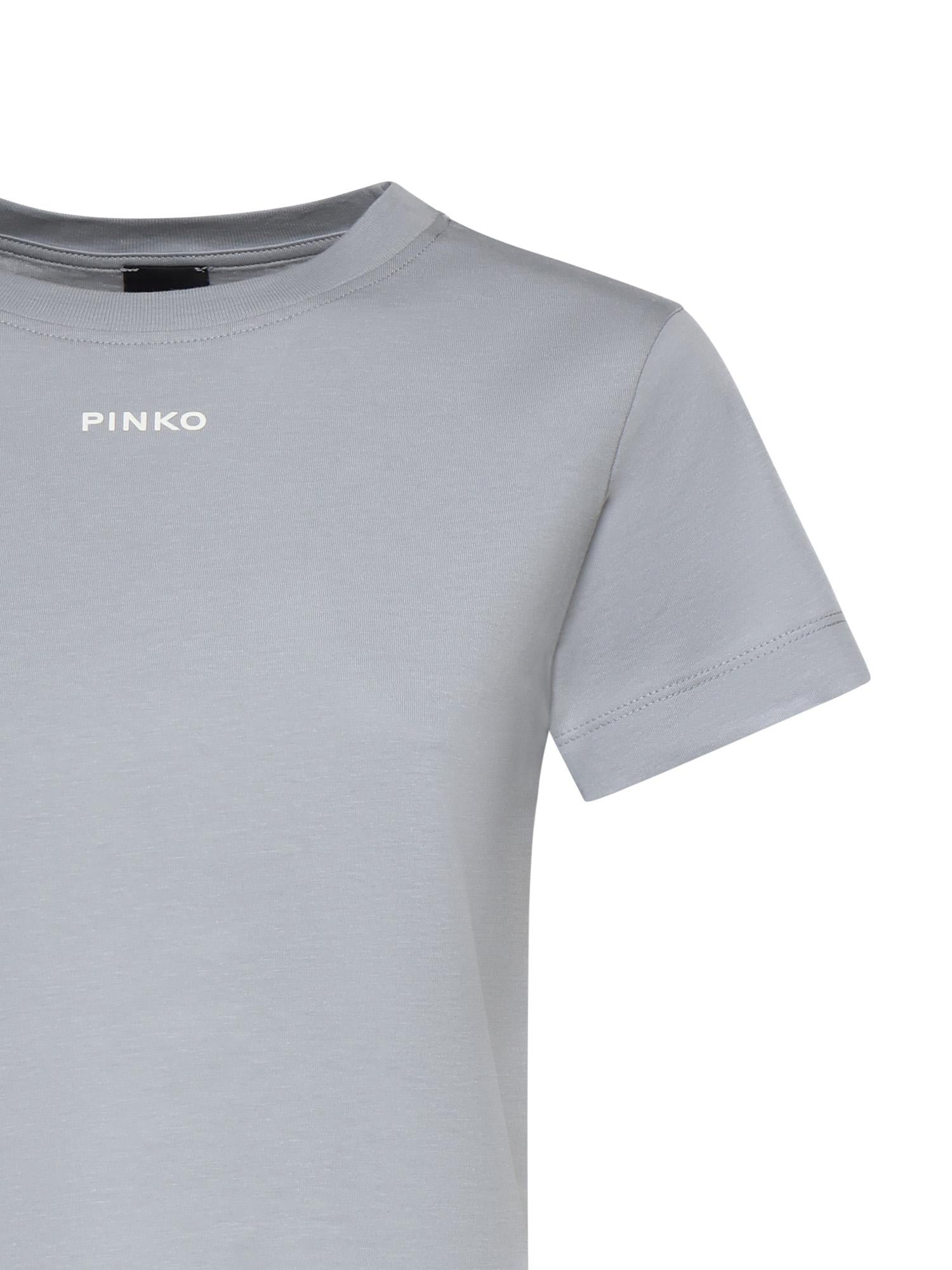 T-shirt con logo lettering 100373 A34FE87 PINKO 