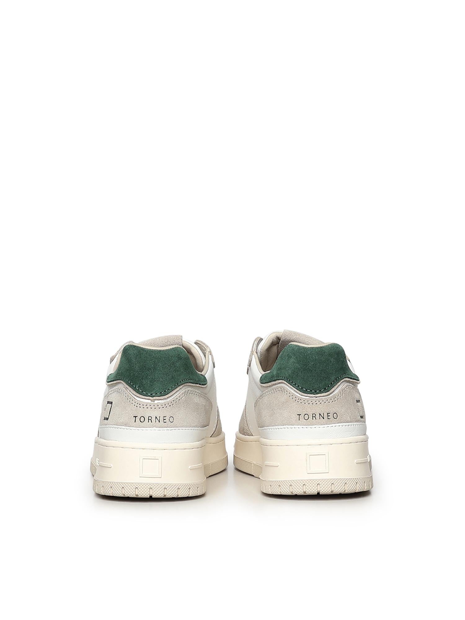 Sneaker Torneo in pelle e suede<BR/> M441 TP-CAWG D.A.T.E. 