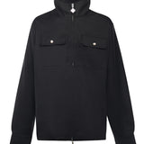 Giubbotto con zip in lana e viscosa MAW25SH205 01 CASABLANCA 