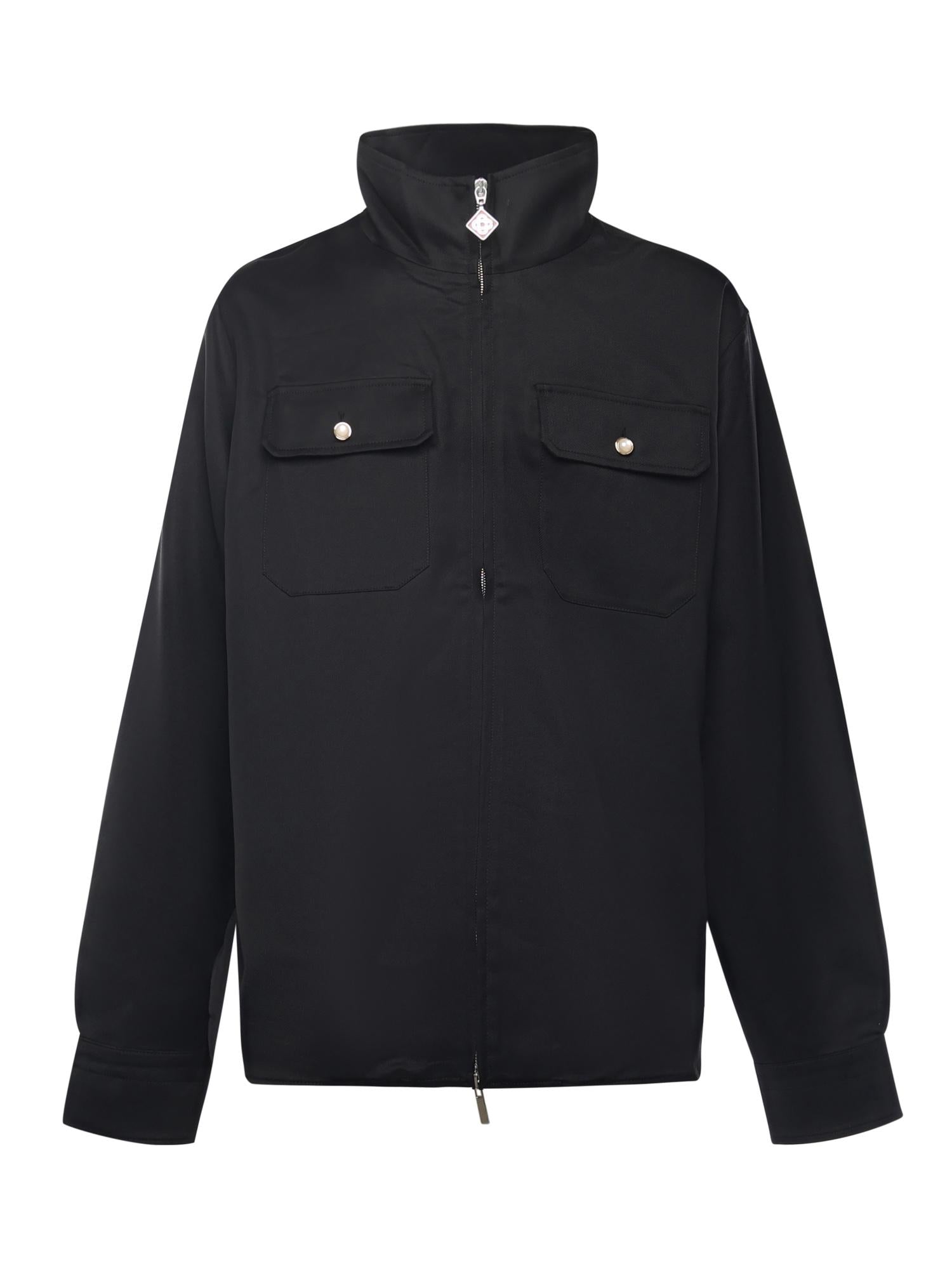 Giubbotto con zip in lana e viscosa MAW25SH205 01 CASABLANCA 