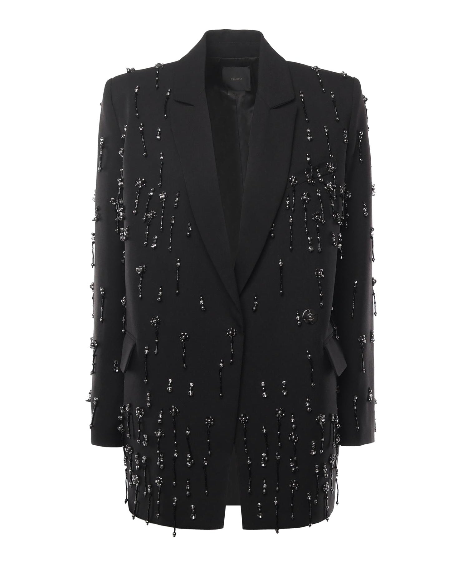 Blazer con cristalli e perle 105411 A2PNZ99 PINKO 