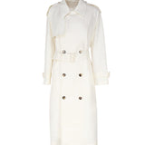 Trench lungo in pura seta 8086313 .B9352 BURBERRY 