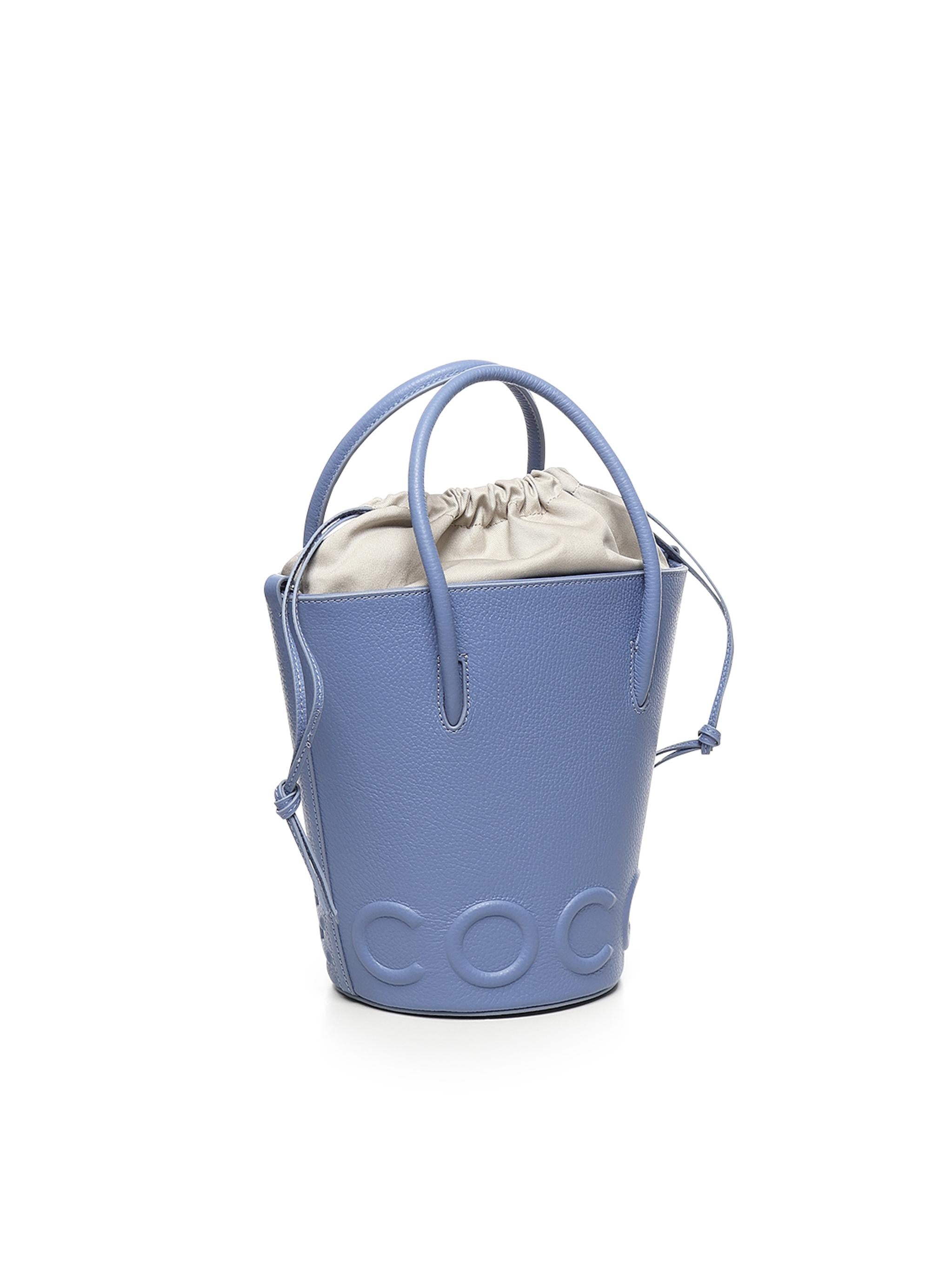 Secchiello Myrtha in pelle con grana<BR/> E1QBB230101 B36 COCCINELLE 