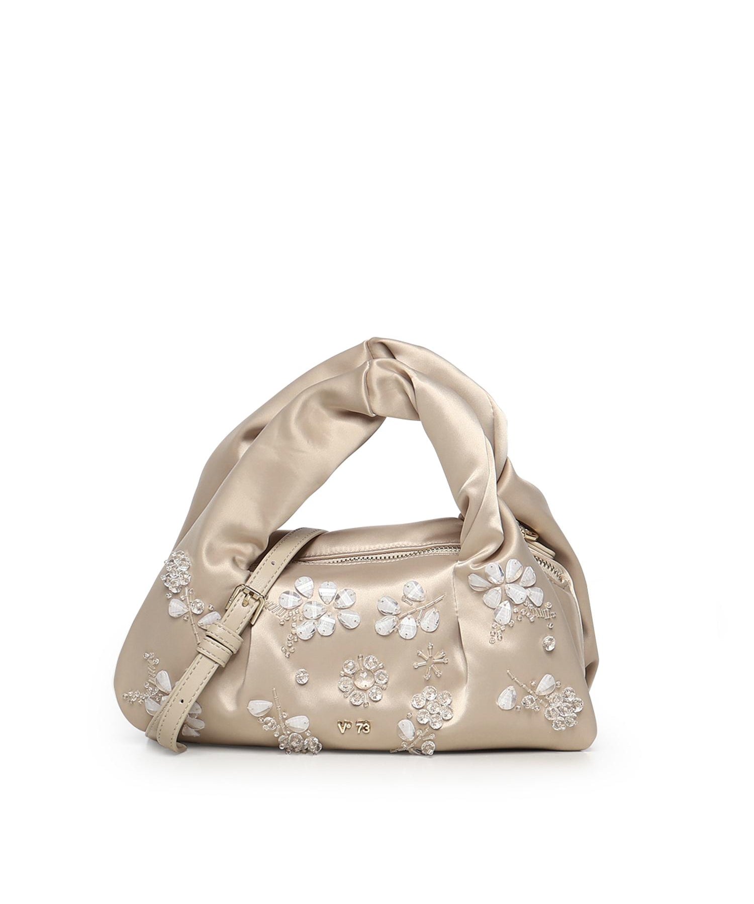 Mini bag con applicazioni floreali 73BS9MZ01 KAYLACHAMPAGNE V° 73 