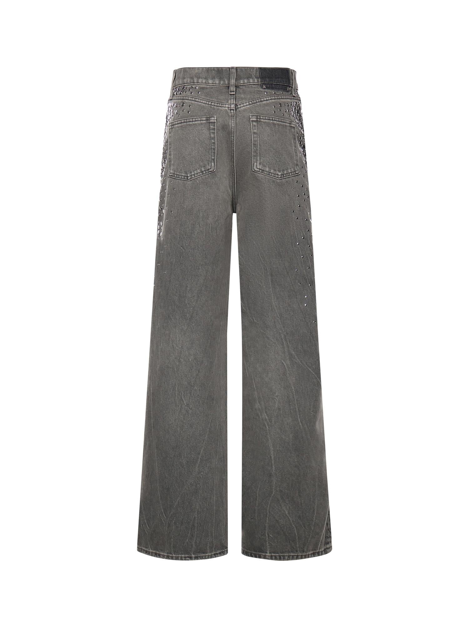 Jeans Melody in denim con borchie GWP02079 P00234860100 GOLDEN GOOSE 