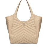 Borsa shopper in tessuto trapunta puzzle 104536 A1EUC50Q PINKO 