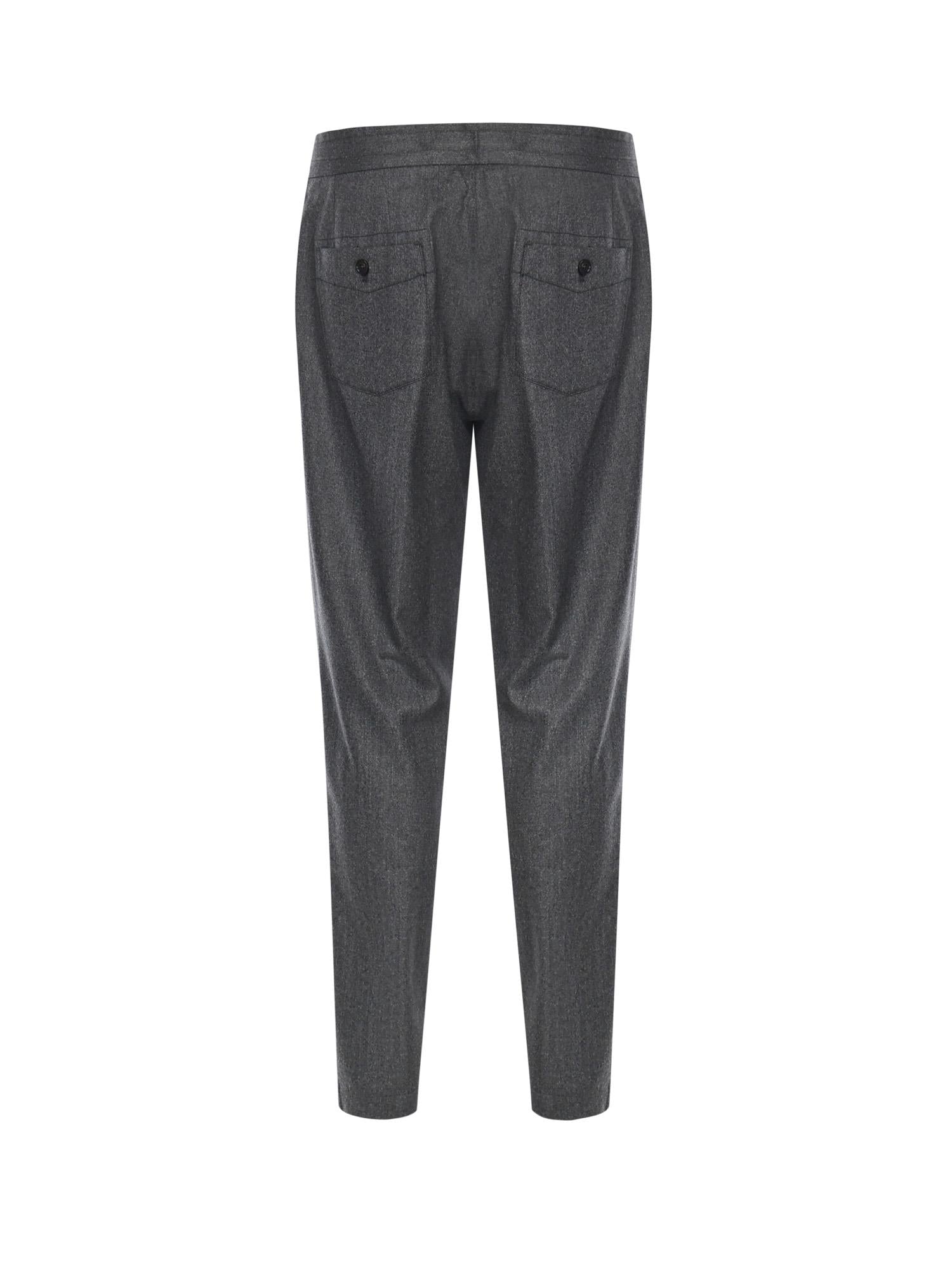 Pantaloni in stuoia di lana mélange GP12PT FURNCN0141 DOLCE & GABBANA 