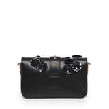 Borsa a spalla Baby Love Bag Slouchy in pelle con fiori gioiello 105353 A2WGZ99Q PINKO 