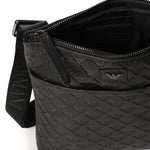 Borsa a tracolla piatta in pelle EM001688 AF14774UC001 EMPORIO ARMANI 