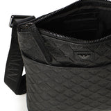 Borsa a tracolla piatta in pelle EM001688 AF14774UC001 EMPORIO ARMANI 