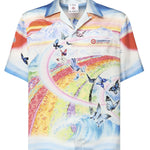 Camicia in seta con stampa MPF25SH00302  CASABLANCA 