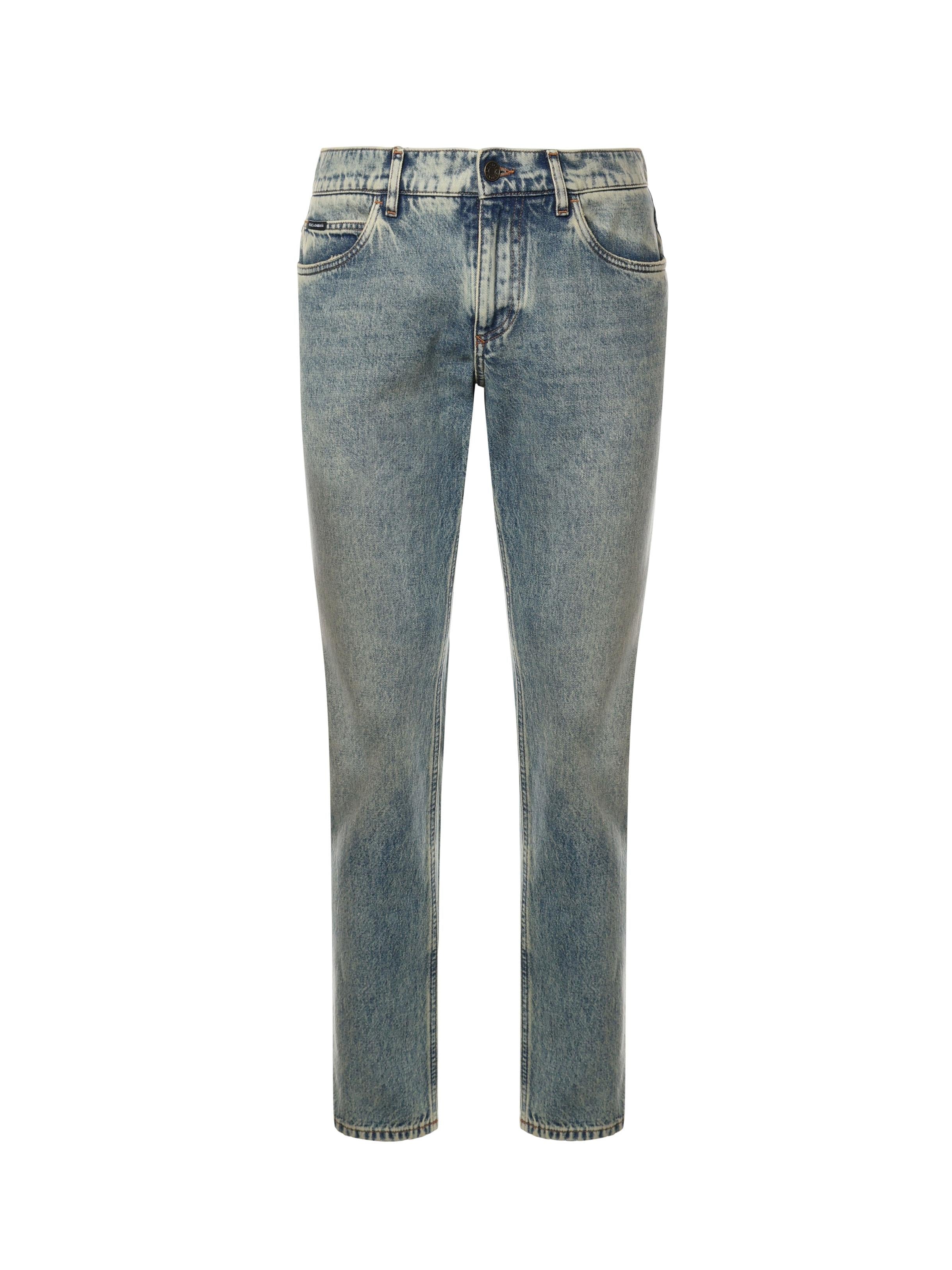 Jeans modello Regular cinque tasche realizzato in denim GYJCCD G8ME5S9001 DOLCE & GABBANA 