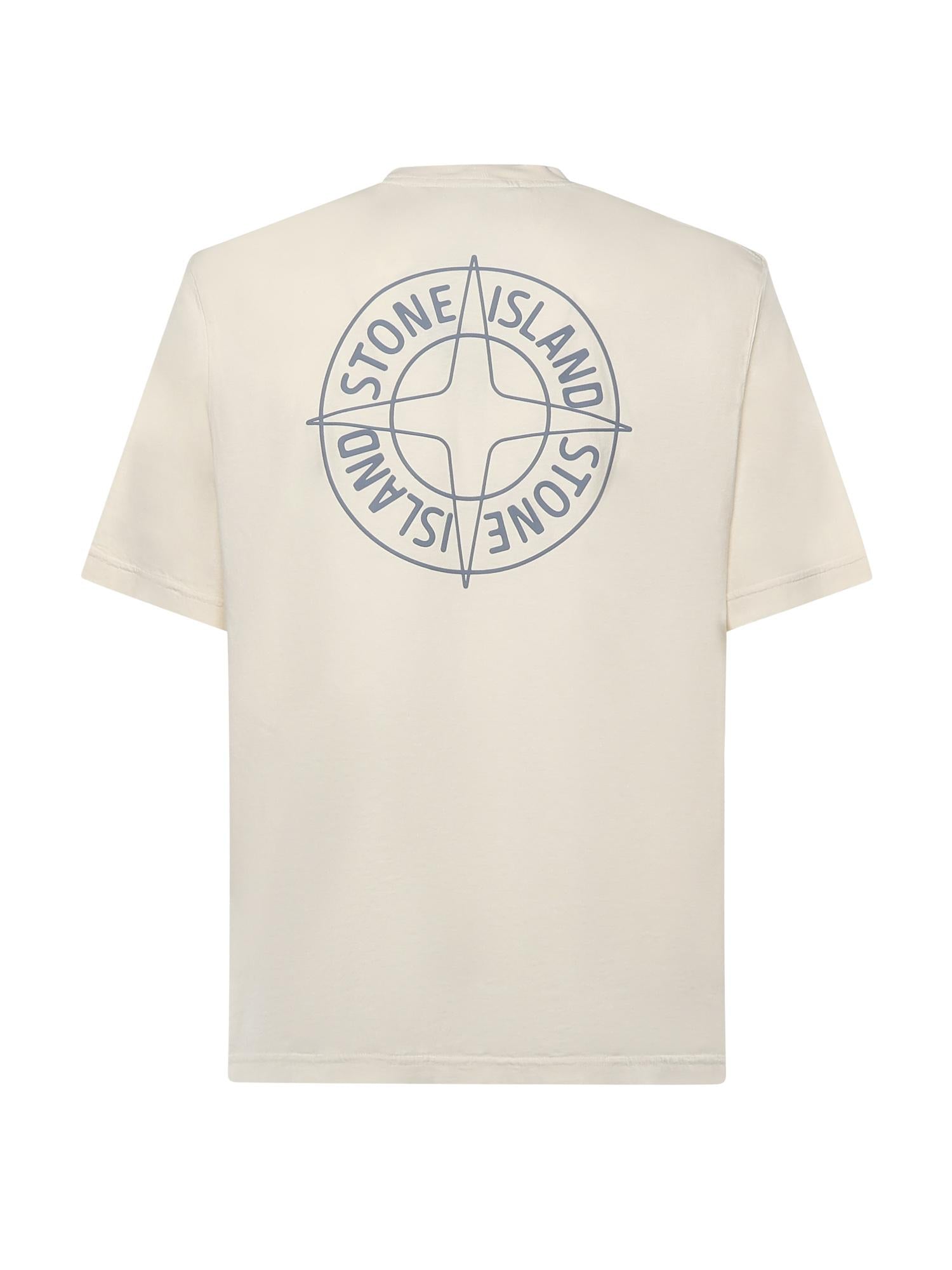 T-shirt con stampa 'Stone' L1S152100001 S0284V0093 STONE ISLAND 