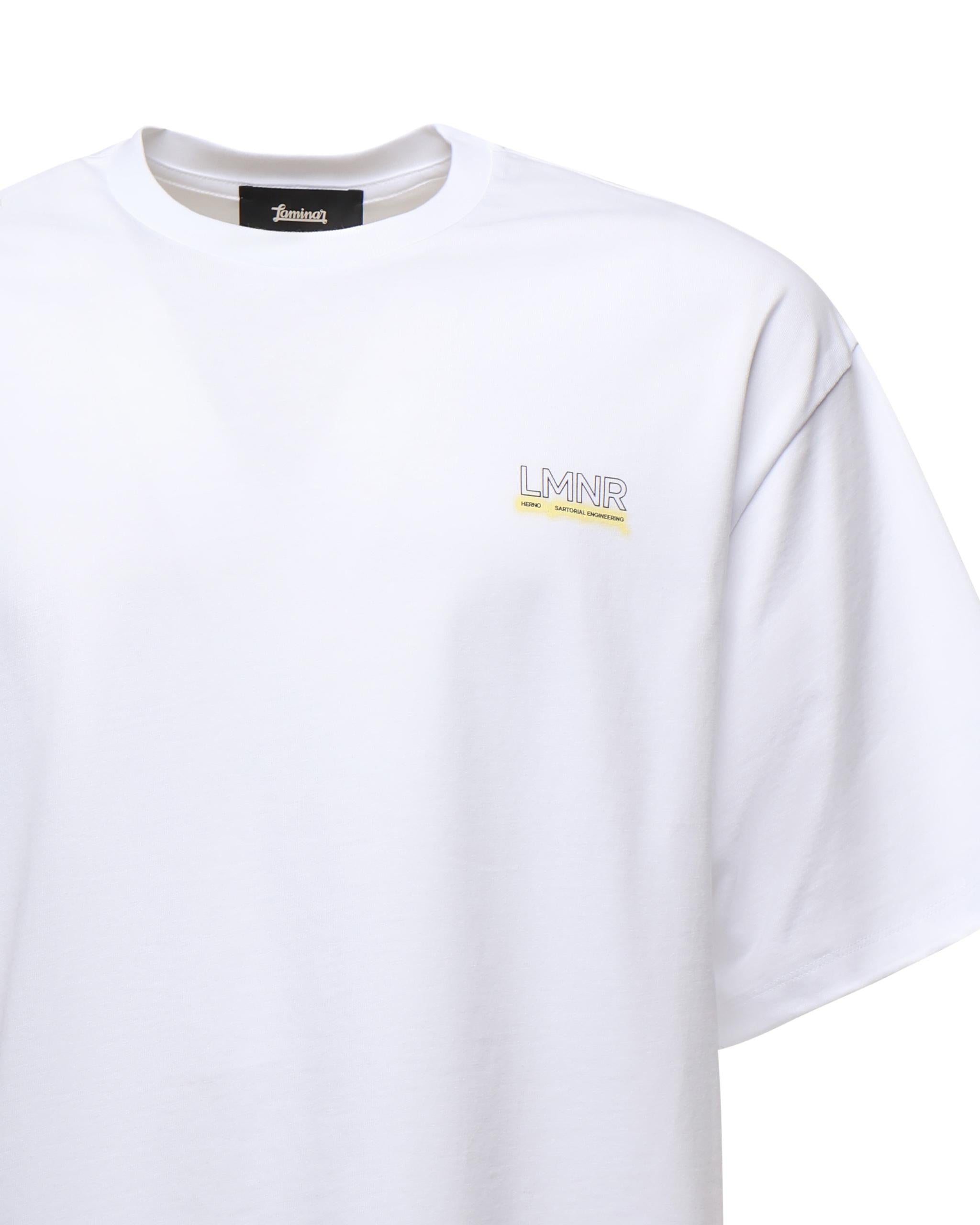 T-shirt in jersey con stampa JG00060U52000 1000 HERNO 