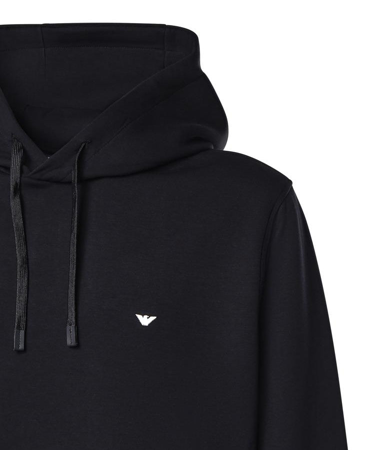 Felpa con cappuccio in misto cotone AF10013 EM004531UB118 EMPORIO ARMANI 