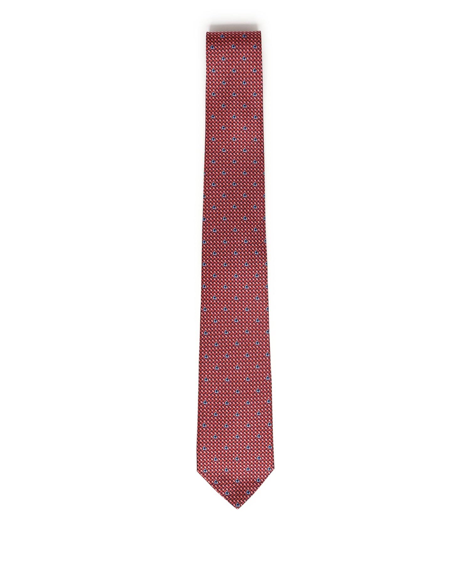 Cravatta in seta con stampa 350263 731645007 FERRAGAMO 