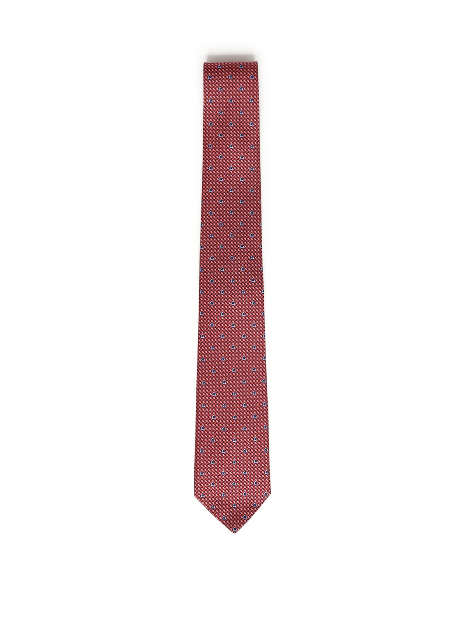 Cravatta in seta con stampa 350263 731645007 FERRAGAMO 