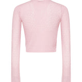 Cardigan Baitou punzonato 104640 A2EBP31 PINKO 