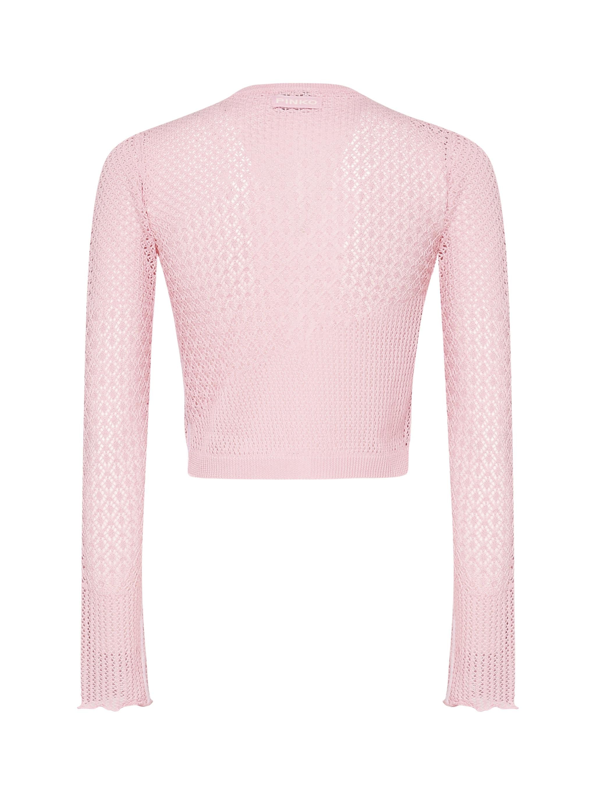 Cardigan Baitou punzonato 104640 A2EBP31 PINKO 