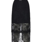Gonna midi in pizzo con spacchetti 106664 A381Z99 PINKO 