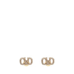 Orecchini Vlogo Signature in metallo e cristalli Swarovsk 8W2J0F85 YCWMH5 VALENTINO GARAVANI 