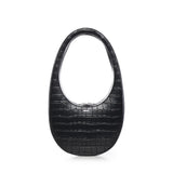 Borsa a spalla Croco Swipe in pelle COPBA01F6075 BLK COPERNI 
