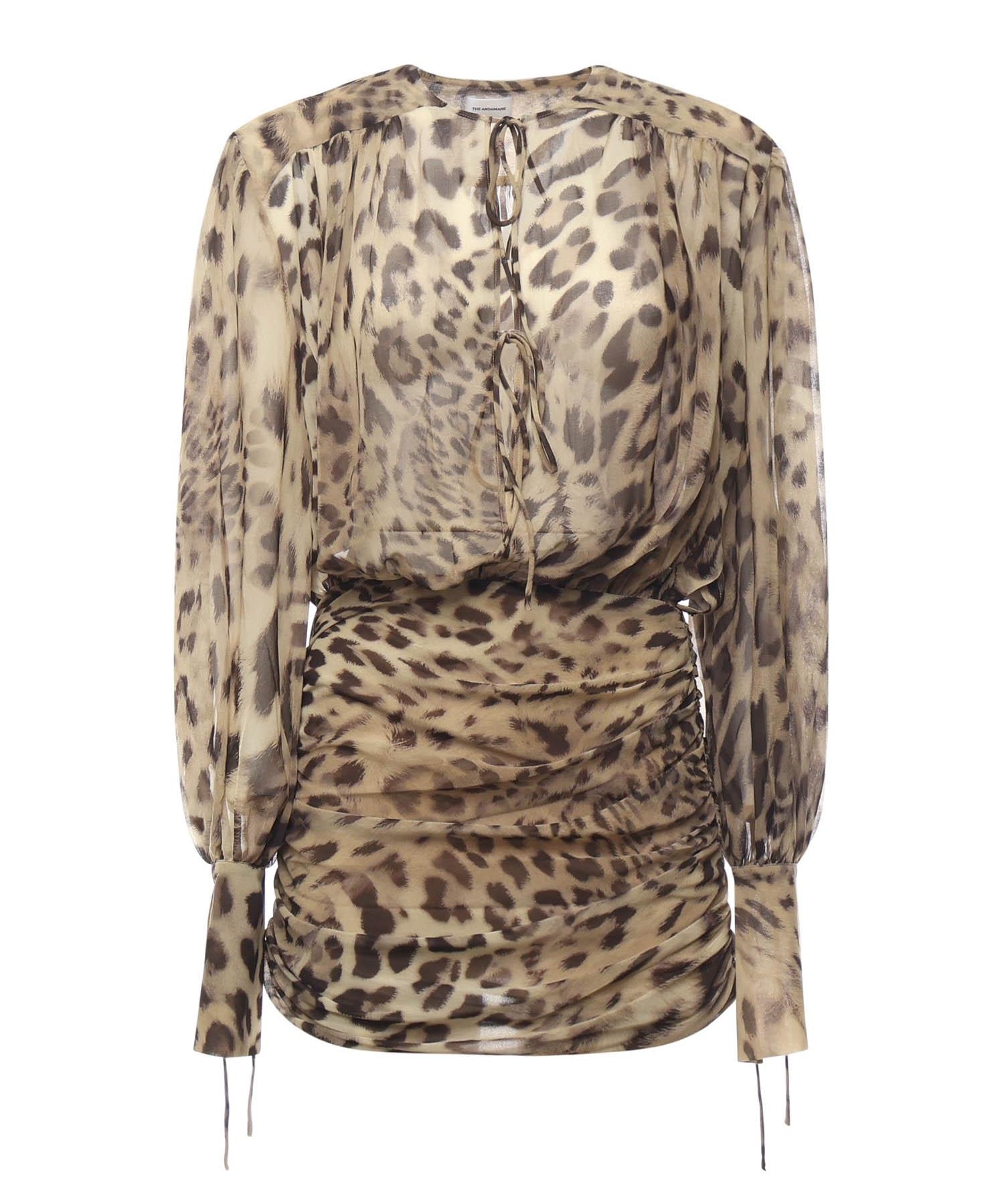 Mini abito Yulia T180155B TNP255ANIMALIER THE ANDAMANE 