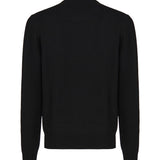 Maglia girocollo in lana con etichetta logata GXO39T JEMQ4N0000 DOLCE & GABBANA 