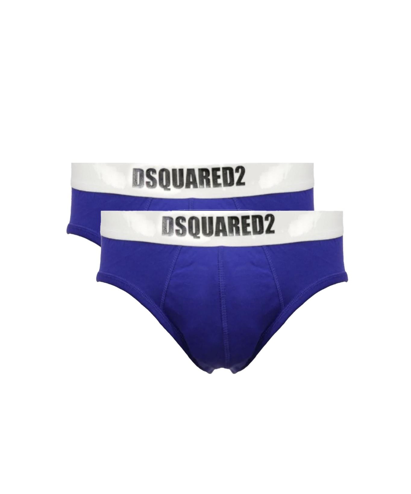 2 pack slip con logo D9X614530 -412 DSQUARED2 