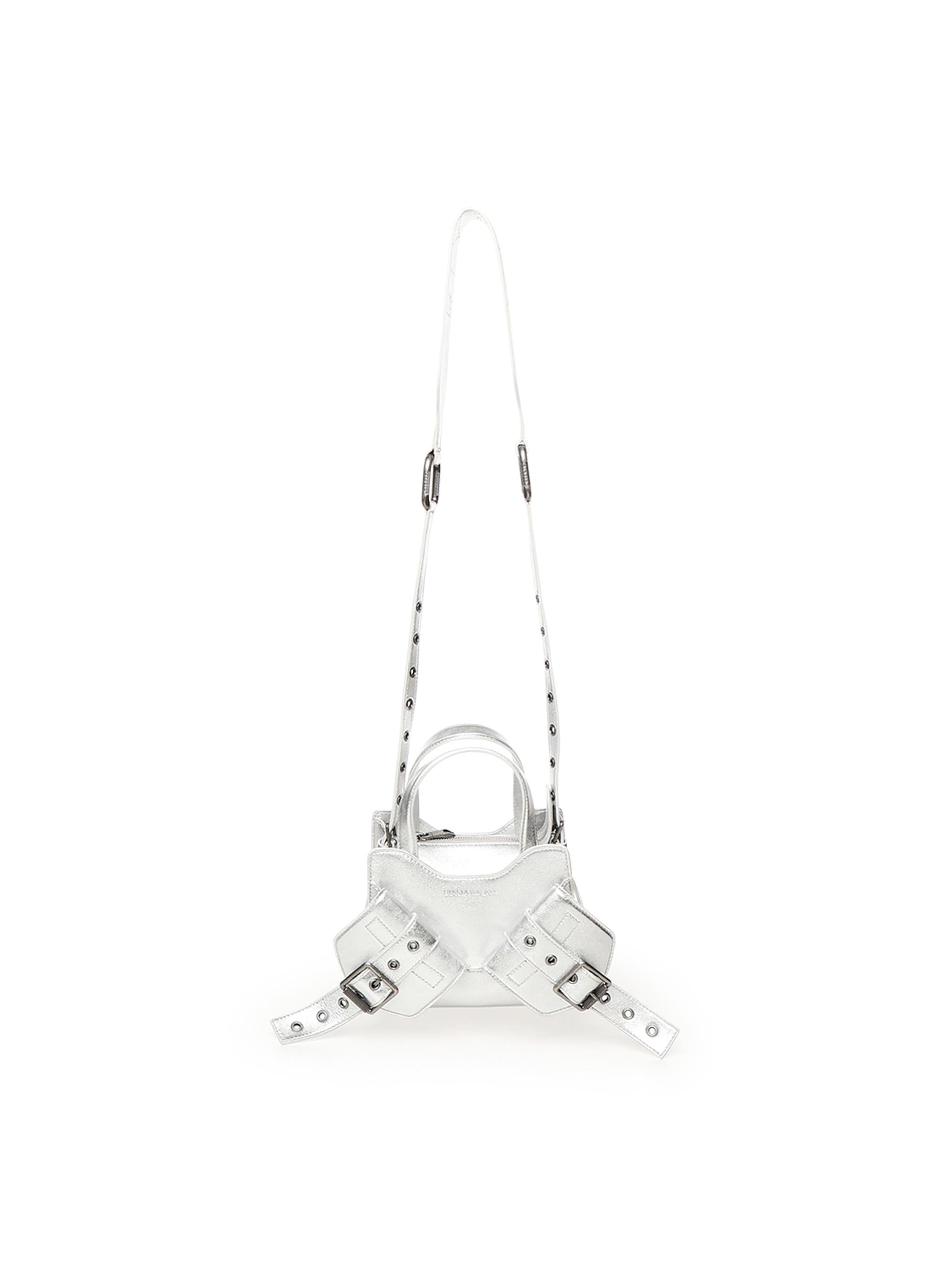Borsa a spalla Y2K FBBP70004LAM -ARGENTO/SILV ANT BIASIA 