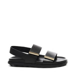 Sandalo a fasce in pelle XXW68K0JE60N6M B999 TOD'S 