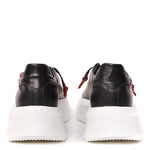 SNEAKERS NEMESIS IN NAPPA COLORE NERO NEMESIS 2 NAPPA NAPPA/COCCONERO/NERO GIULIANO GALIANO 