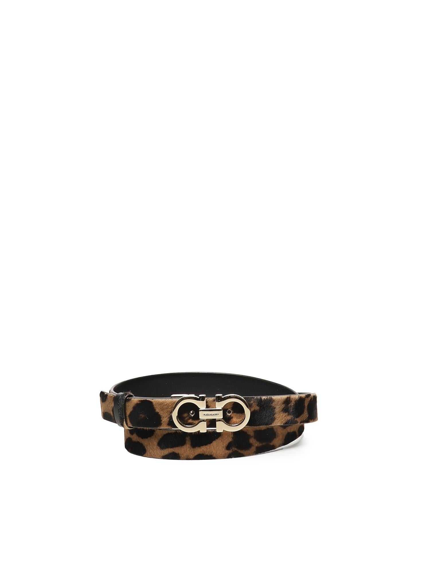 Cintura Gancini animalier 23A567 786264131 FERRAGAMO 