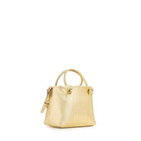 Mini bag in pelle con logo 73BP9VT02 LOLLI POPPOP GOLD V° 73 